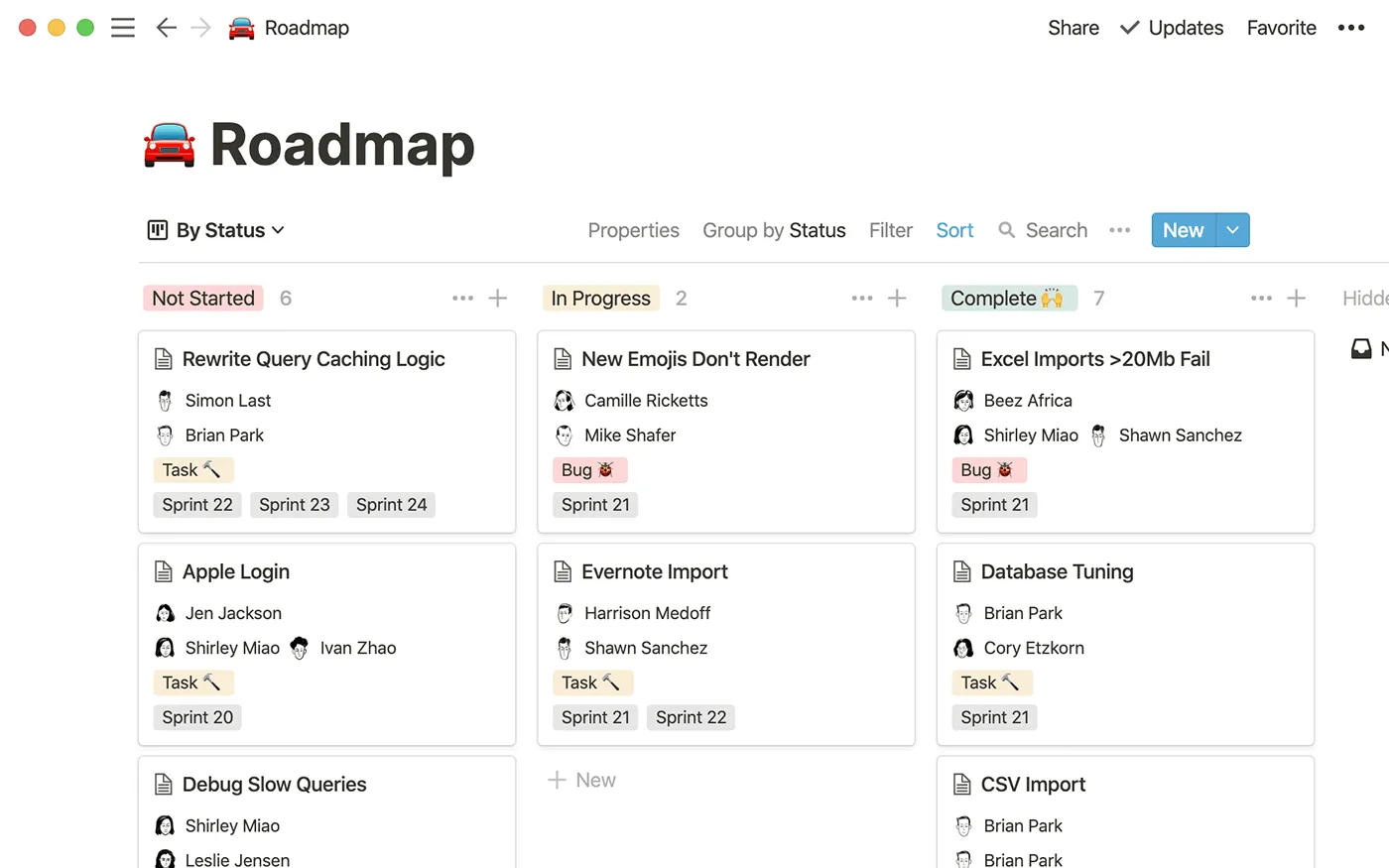 personal study dashboard using Notion or Trello