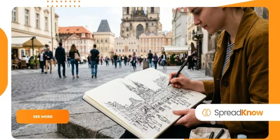 How to Start Urban Sketching With Just a Notebook and a Pen